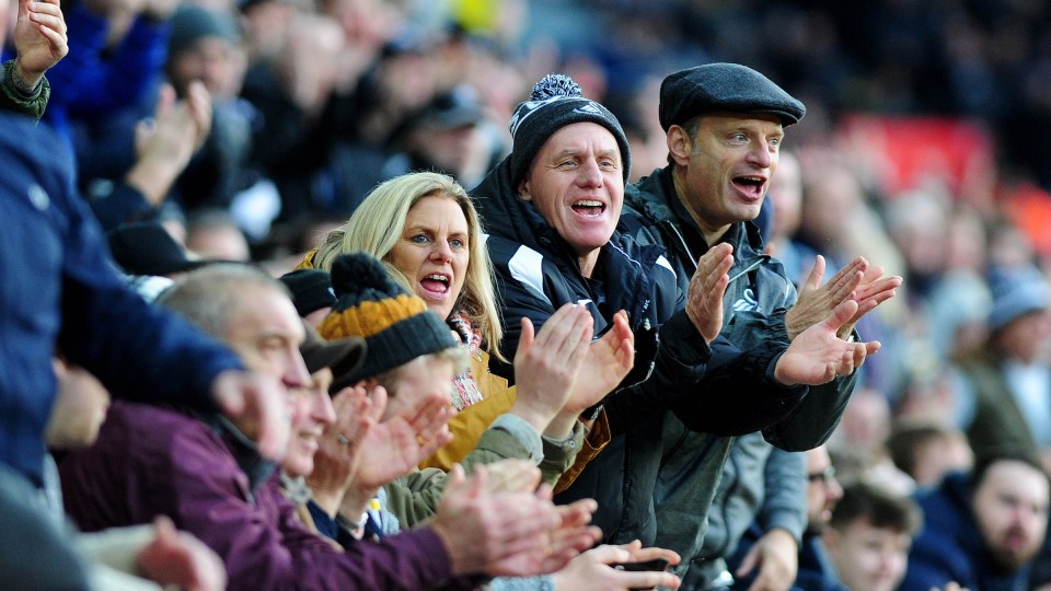 Swansea City fans