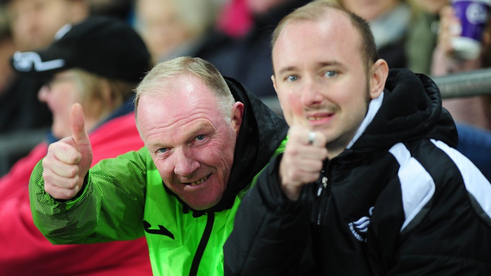 Swansea City fans