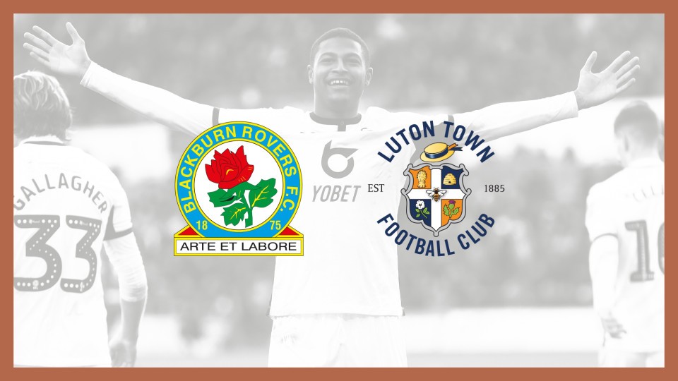 Blackburn and Luton tickets