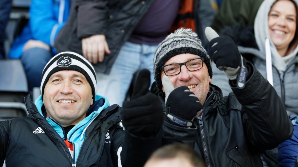 Swansea City fans