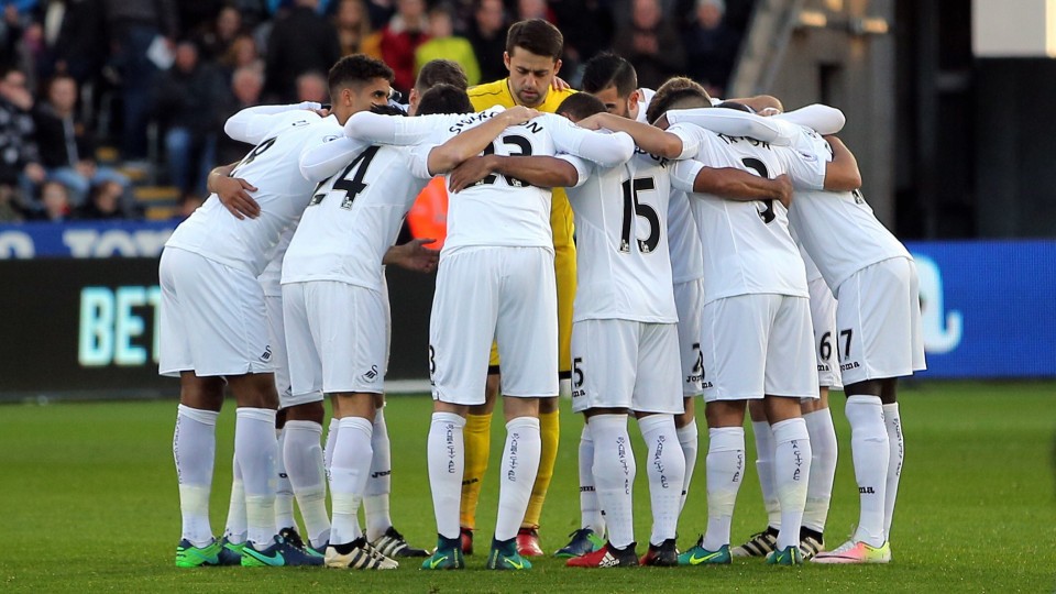 Crystal Palace huddle