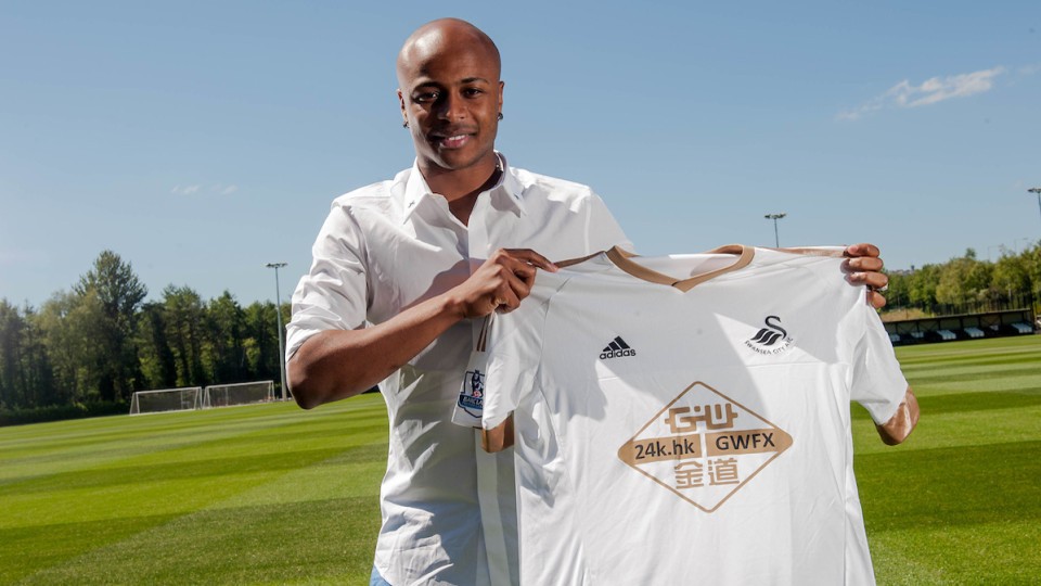 Andre Ayew signs 2015
