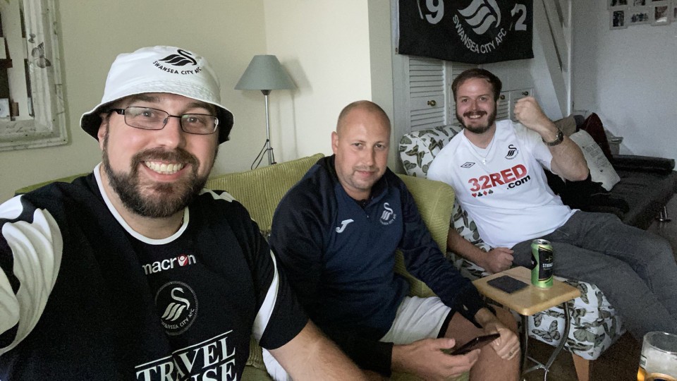 Brentford play-off fan gallery away pic