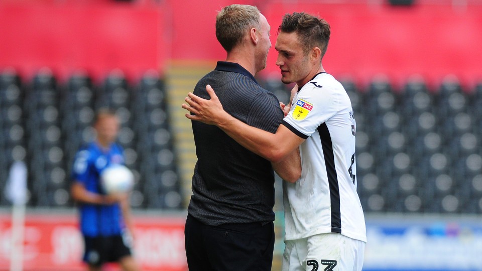 Connor Roberts and Steve Cooper