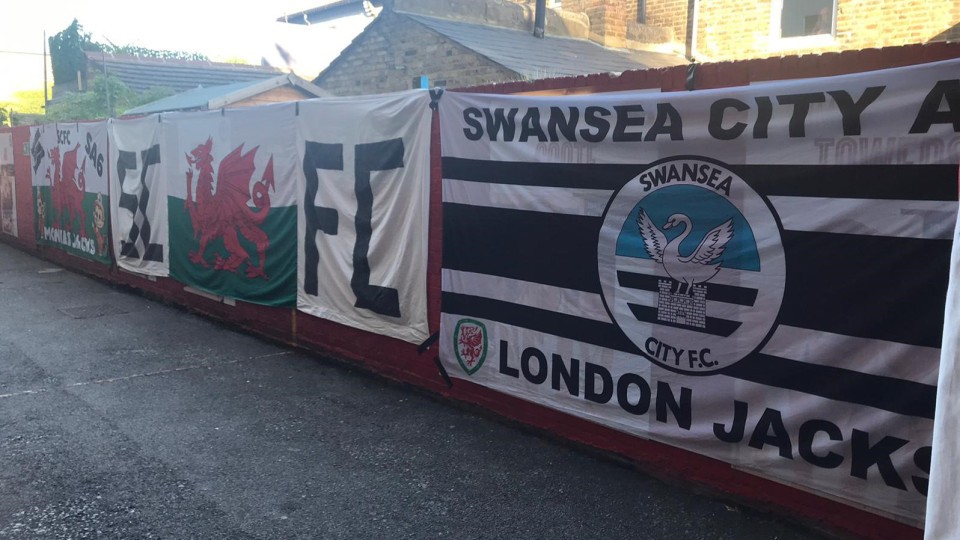 Griffin Park flags