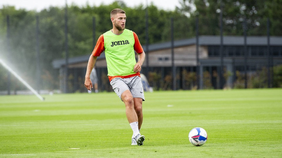 Brandon Cooper training