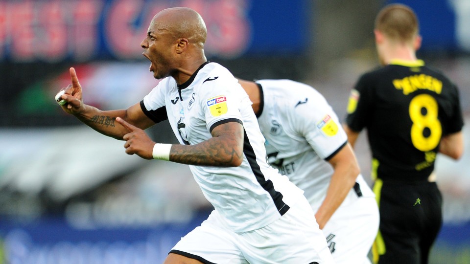 Andre Ayew Brentford cele