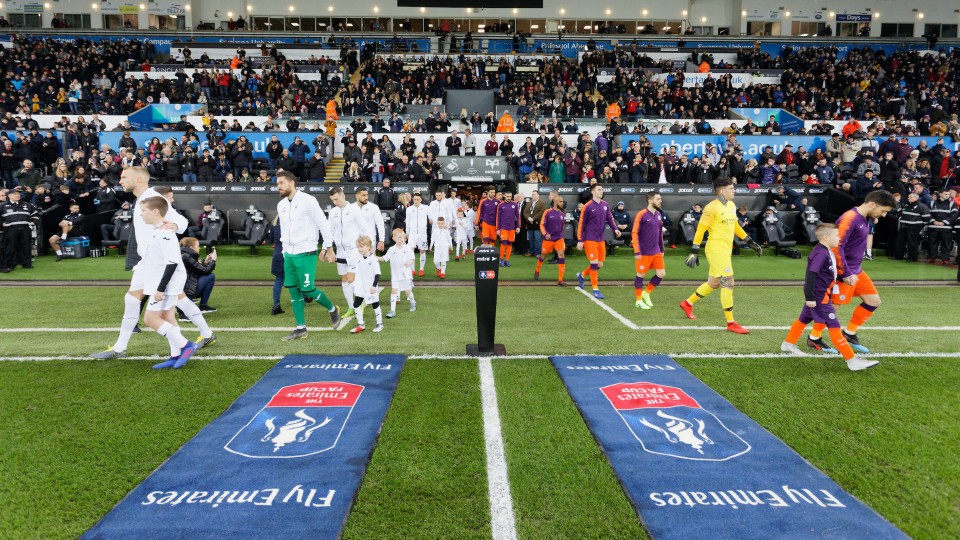 Swansea v Manchester City teams