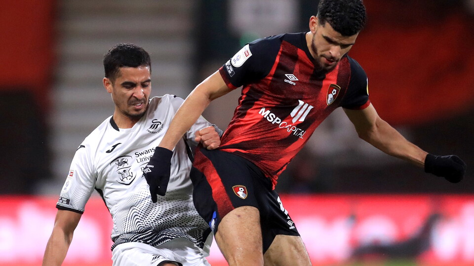 Bournemouth away Kyle Naughton