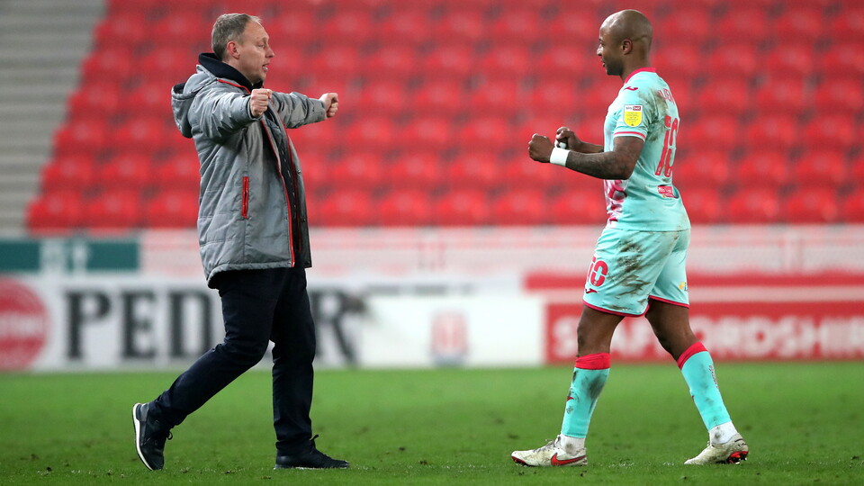Stoke away Steve Cooper Andre Ayew