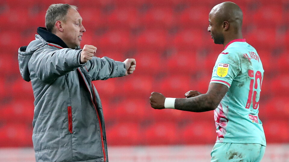 Stoke away Steve Cooper Andre Ayew