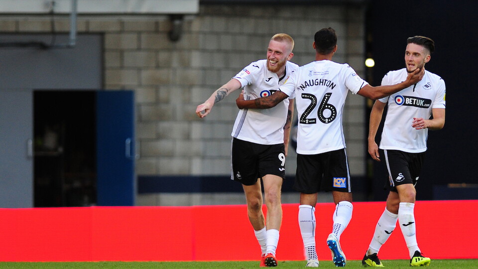 Millwall away Oli McBurnie