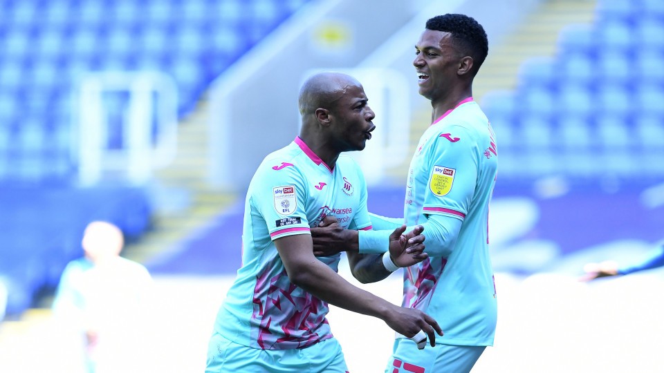 Reading away Andre Ayew cele