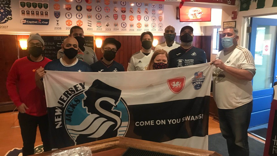 Swansea City supporters