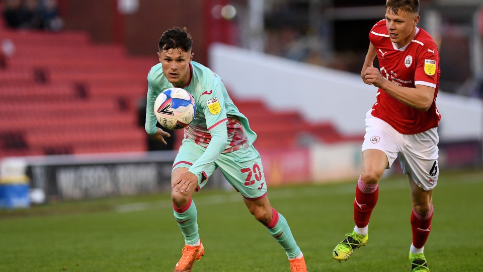 Barnsley away PO Liam Cullen