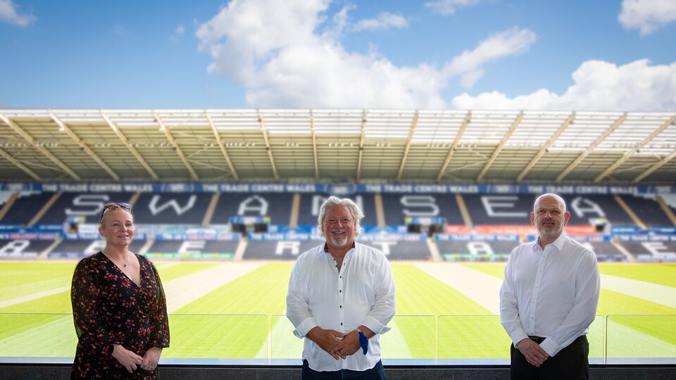 (From left to right) Rebecca Edwards-Symmons, Peter Lynn and Julian Winter