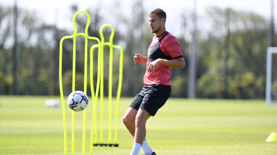 Ryan Bennett training