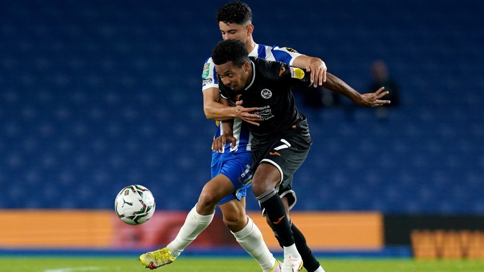 Brighton away Korey Smith 1