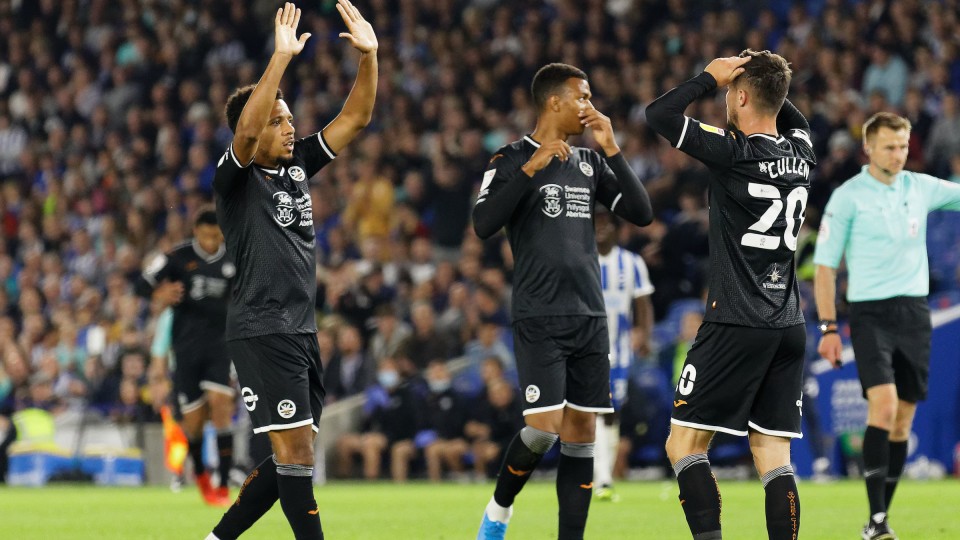 Brighton away Korey Smith 2