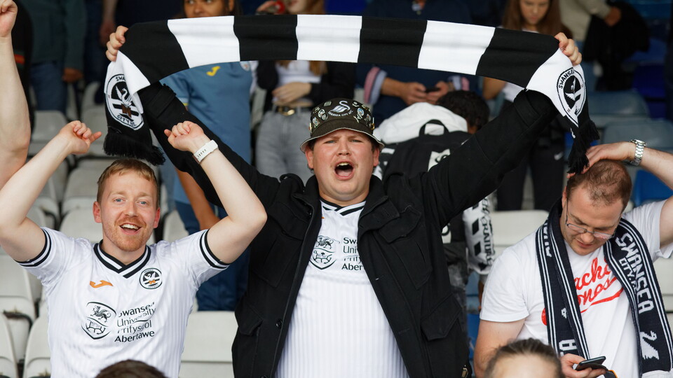 Swansea City supporters