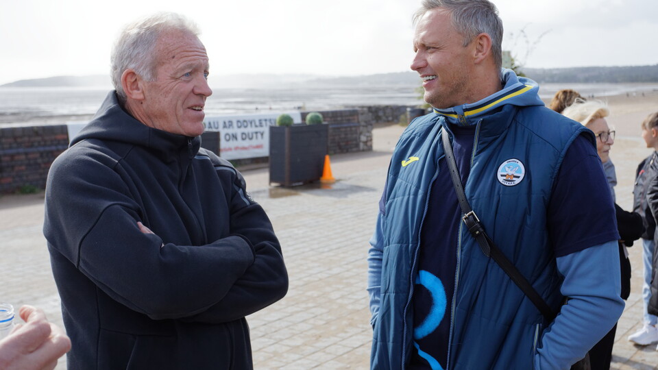 Pre memory walk Alan Curtis Lee Trundle