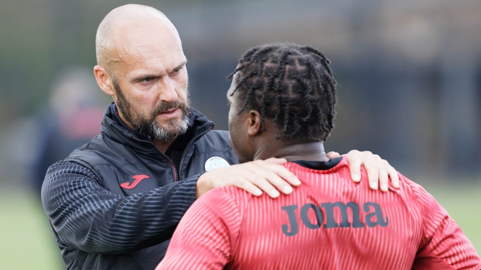Swansea City training