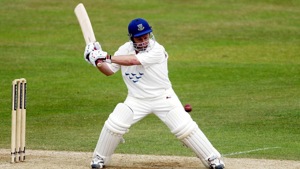 Tony Cottey in action as a cricketer
