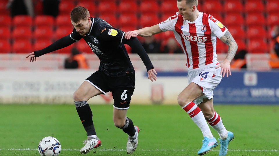 Stoke City away Jay Fulton