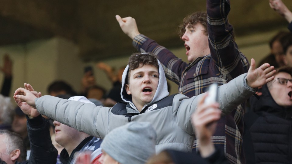 Sheffield United away fans
