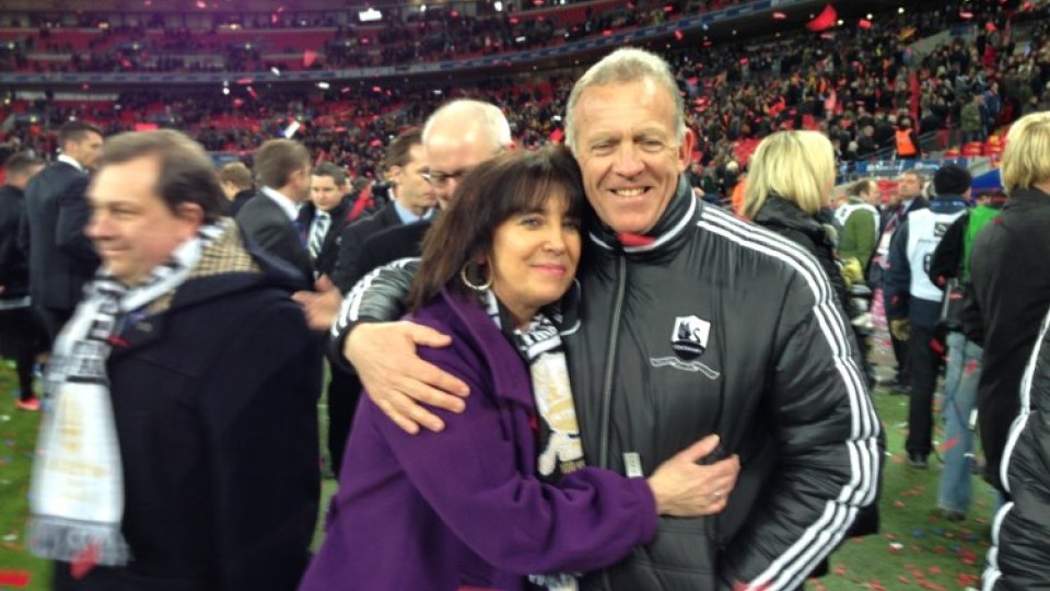 Jackie Rockey with Alan Curtis