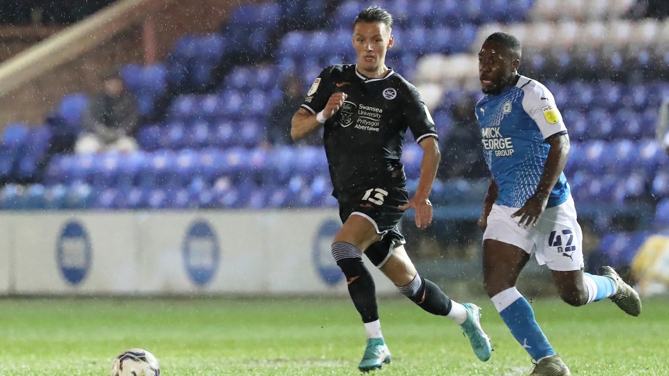 Peterborough away Hannes Wolf 1