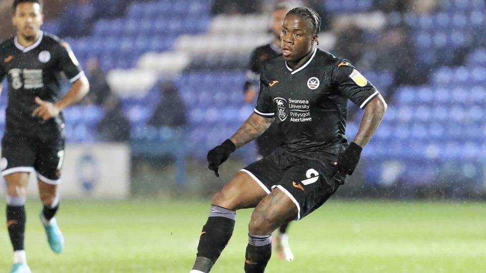 Peterborough away Michael Obafemi