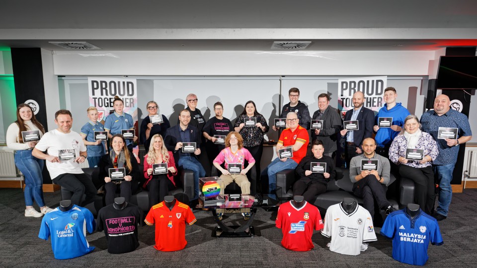 Group photo of participants at the Proud together event