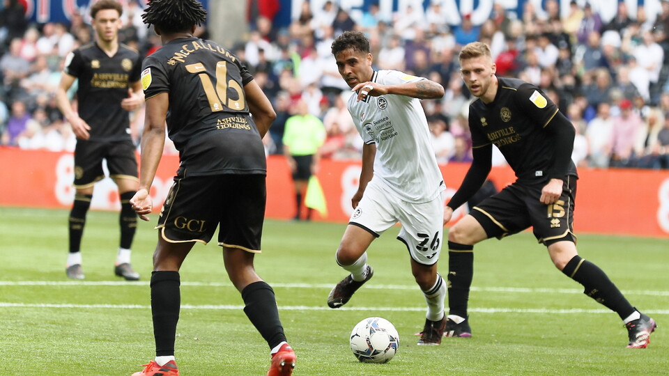 Kyle Naughton against QPR