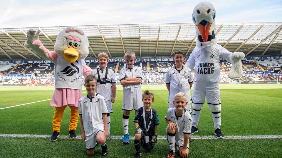 Swansea City mascots