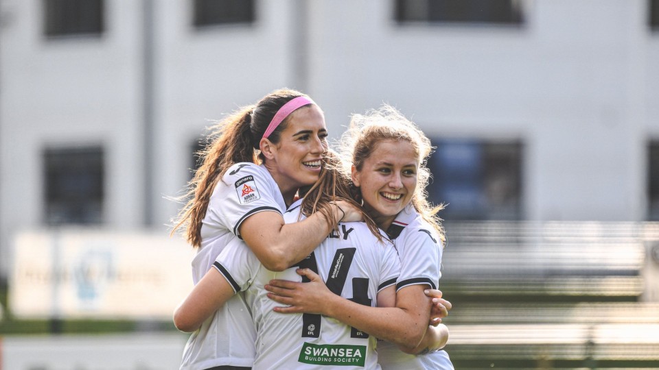 Swansea City Ladies Celebration