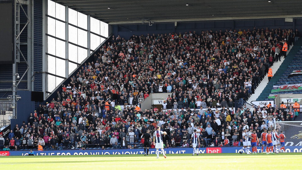 West Brom away end
