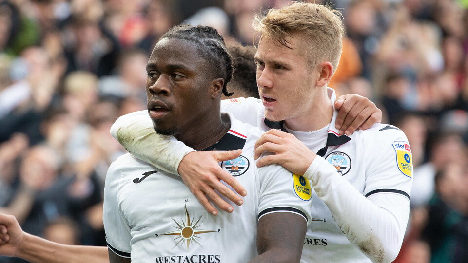 Michael Obafemi and Ollie Cooper