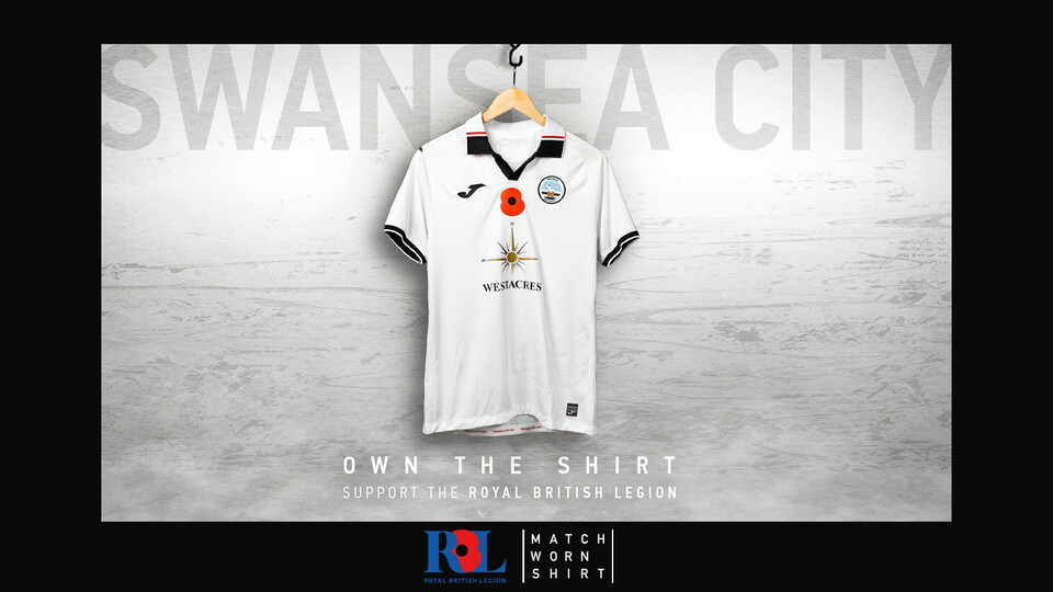 Matchworn Swansea City graphic