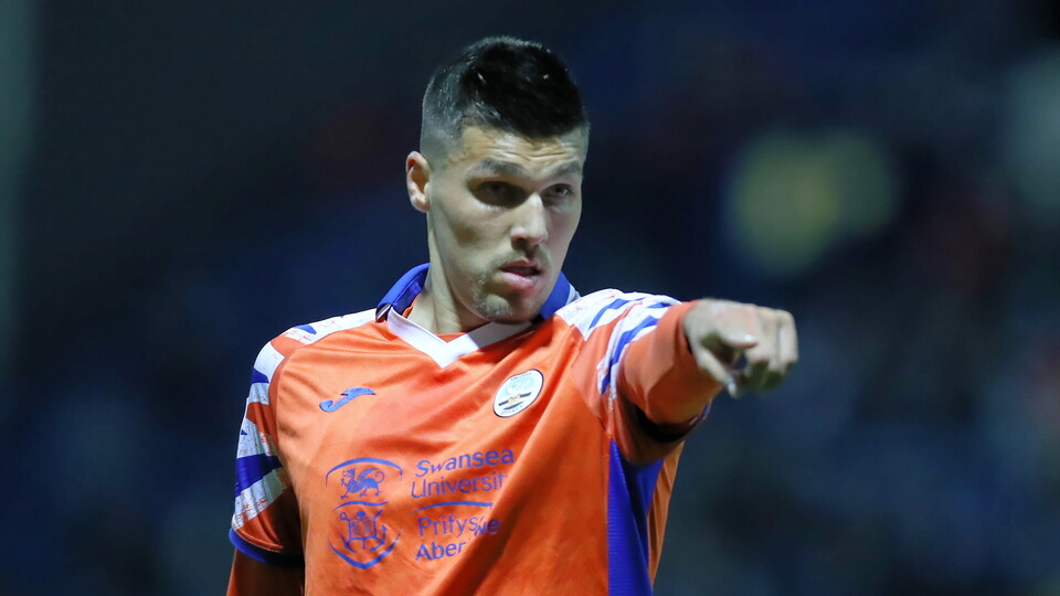 Joel Piroe against Preston North End