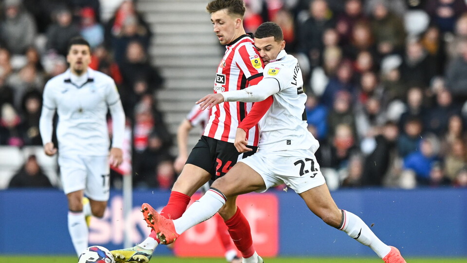 Sunderland away Joel Latibeaudiere