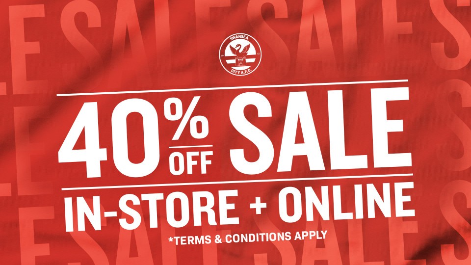 40% off selected items in store and online until Saturday February 18