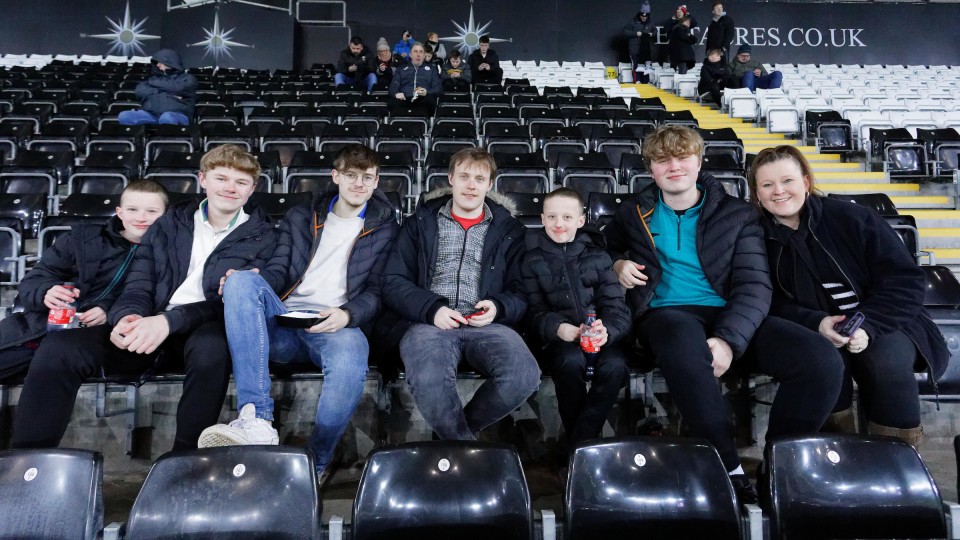 Fans at Rotherham United at home