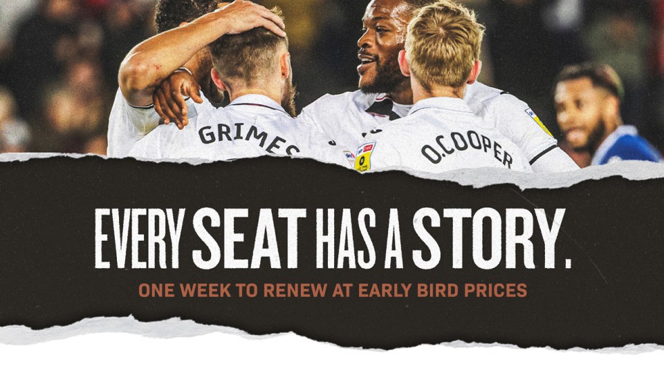 Season ticket early-bird reminder