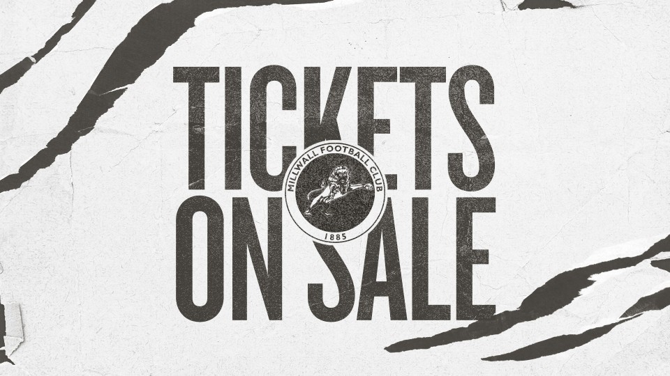 Millwall tickets on sale