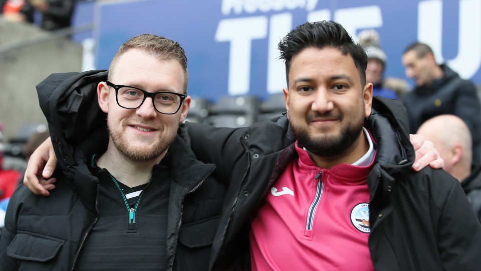 Fans at Middlesbrough