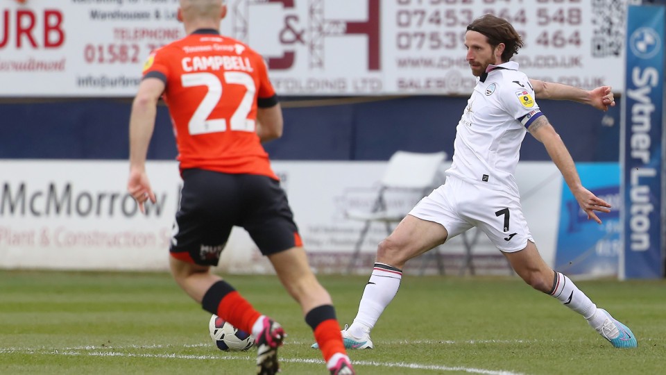 Luton away Joe Allen