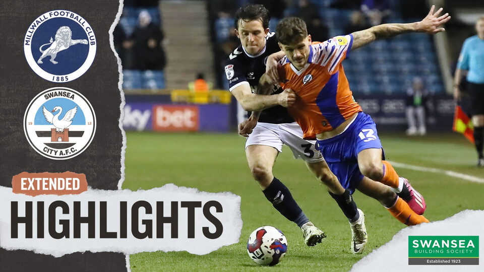 Millwall v Swansea extended highlights