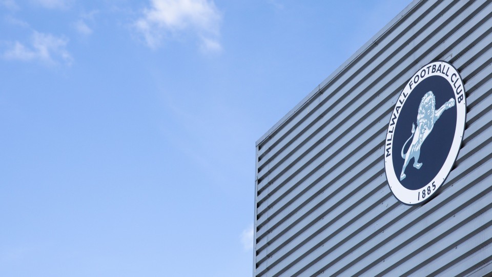 Outside Millwall's The Den