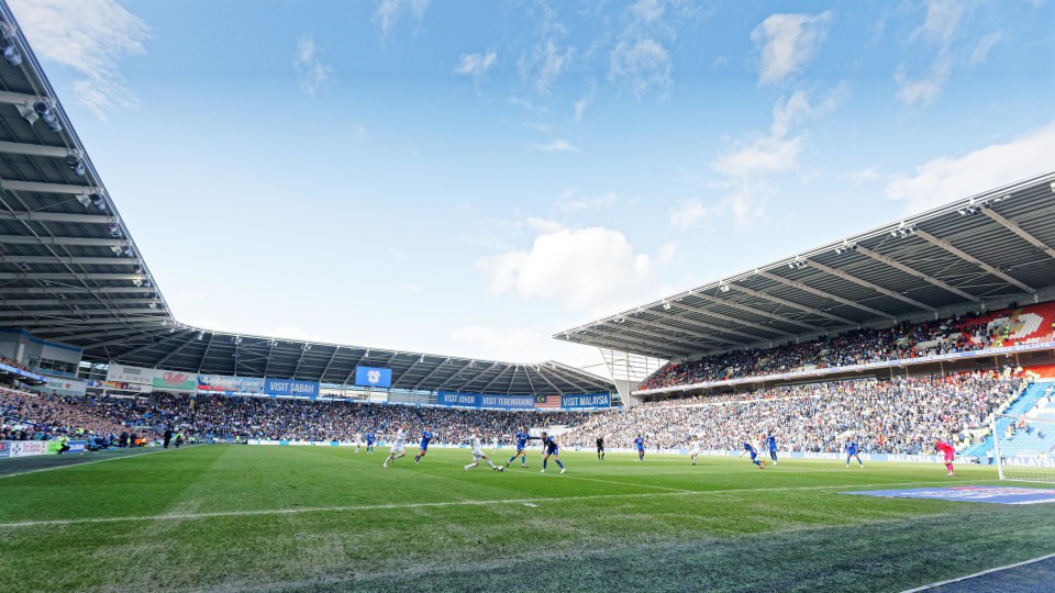 South Wales derby general view